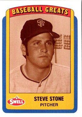 Steve Stone #27 Baseball Cards 1990 Swell Greats