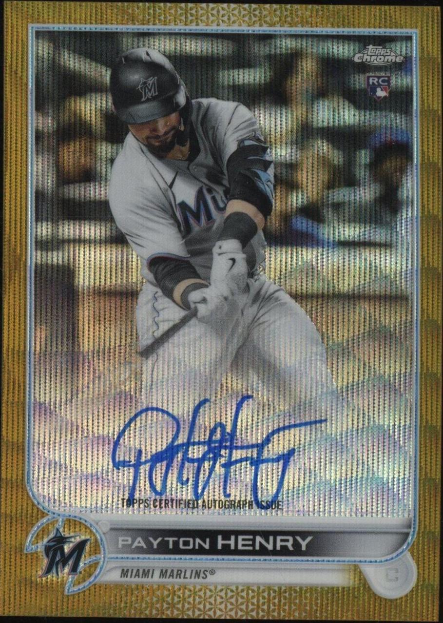 Payton Henry [Gold Wave Refractor] #RA-PH