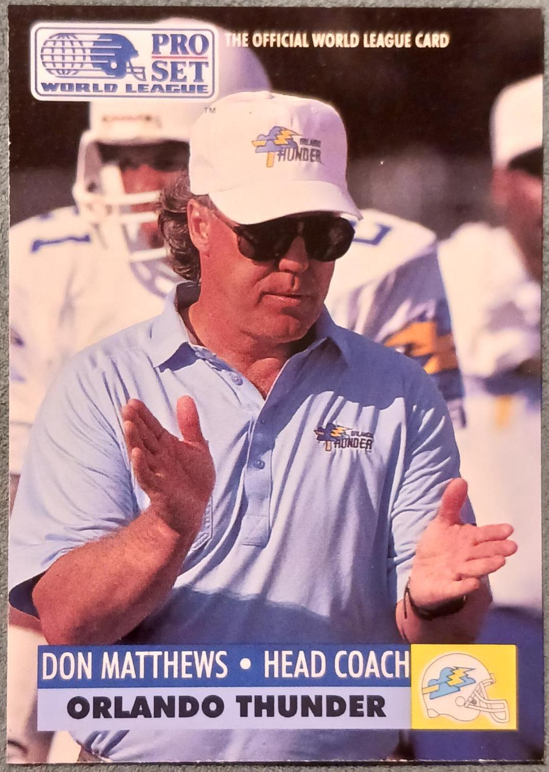 Don Matthews #21 Football Cards 1991 Pro Set