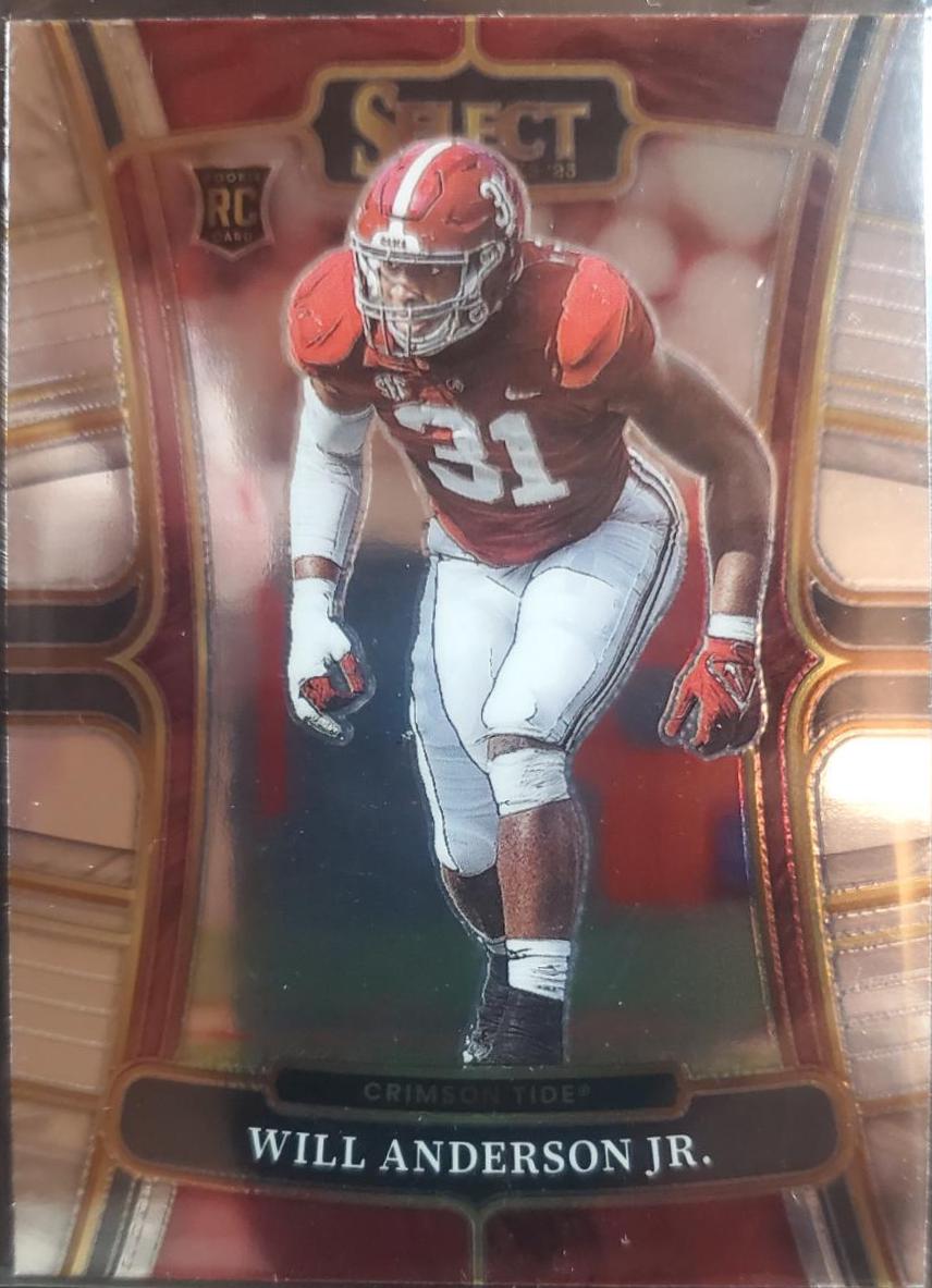Will Anderson Jr. #13 Football Cards 2023 Panini Select Draft Picks