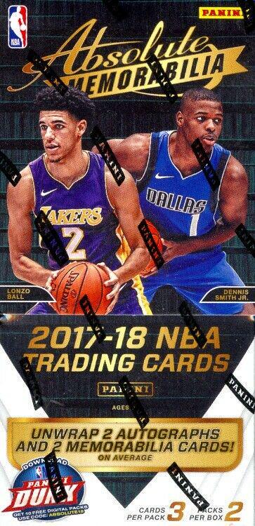 Hobby Box Basketball Cards 2017 Panini Absolute