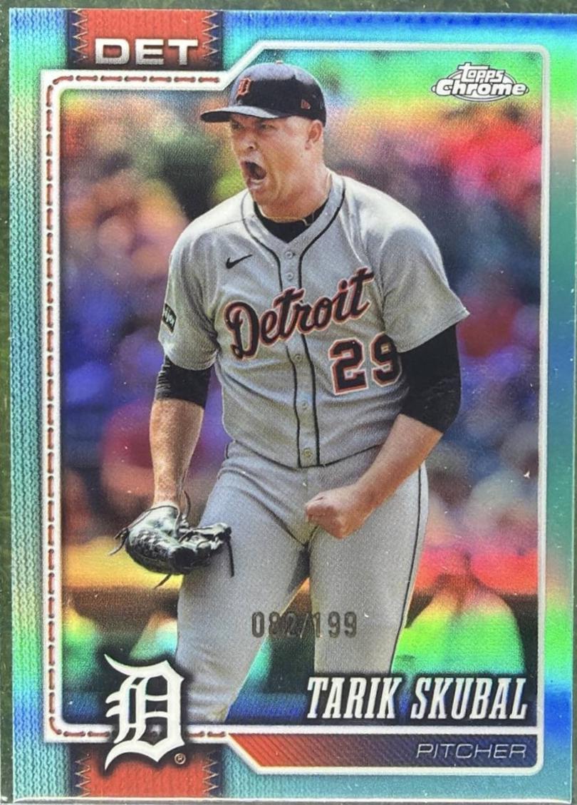 Tarik Skubal [Aqua Refractor] (2026 Topps Chrome)