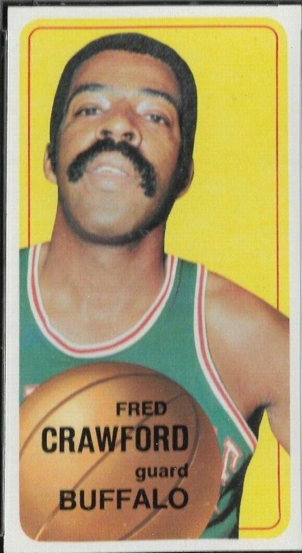 Fred Crawford #162 Basketball Cards 1970 Topps