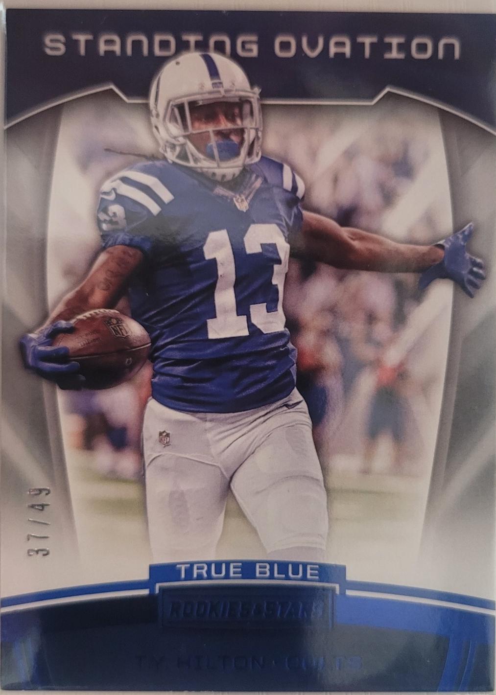 T.Y. Hilton #13 Football Cards 2017 Panini Rookies & Stars Standing Ovation