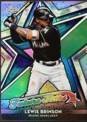 Lewis Brinson #FS-19 Baseball Cards 2018 Topps Chrome Future Stars