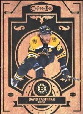 David Pastrnak #W-DP Hockey Cards 2022 O Pee Chee Woodies