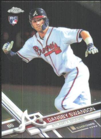 Dansby Swanson Baseball Cards 2017 Topps Chrome
