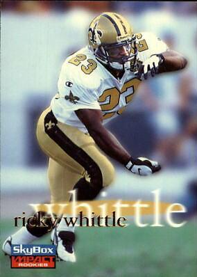 Ricky Whittle #40 Football Cards 1996 Skybox Impact Rookies