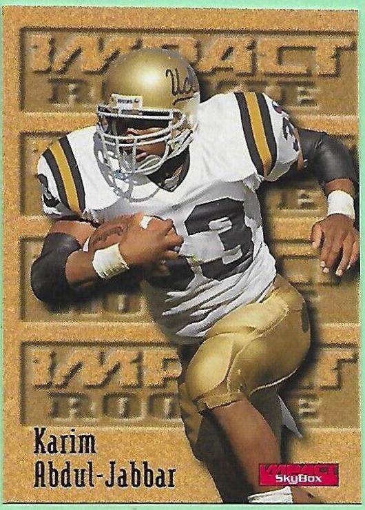 Karim Abdul Jabbar #149 Football Cards 1996 Skybox Impact