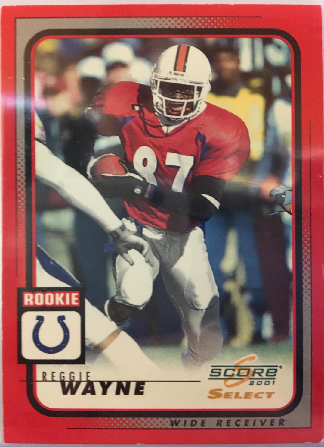 Reggie Wayne #301 Football Cards 2001 Panini Score Select