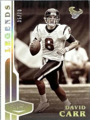 David Carr #106 2020 Panini Plates & Patches Football