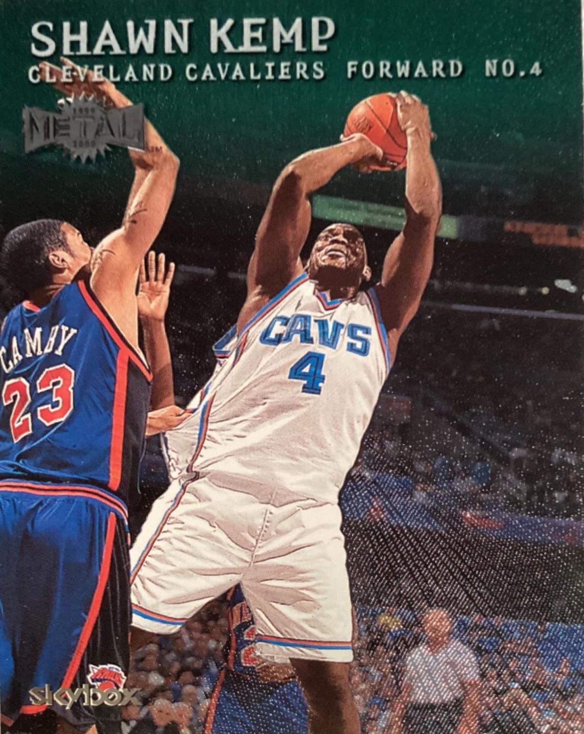 Shawn Kemp #6 Basketball Cards 1999 Metal