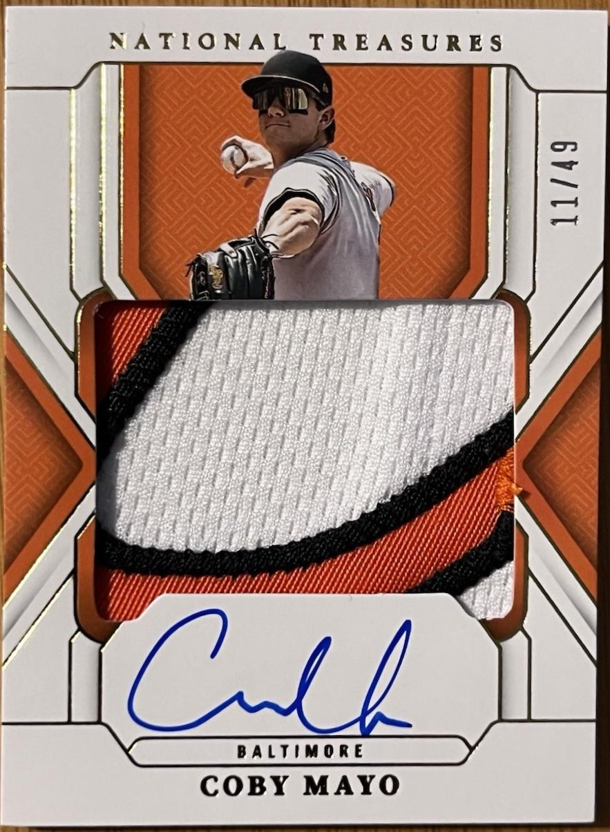 Coby Mayo [Gold] #TMS-CM Prices | 2025 Panini National Treasures ...