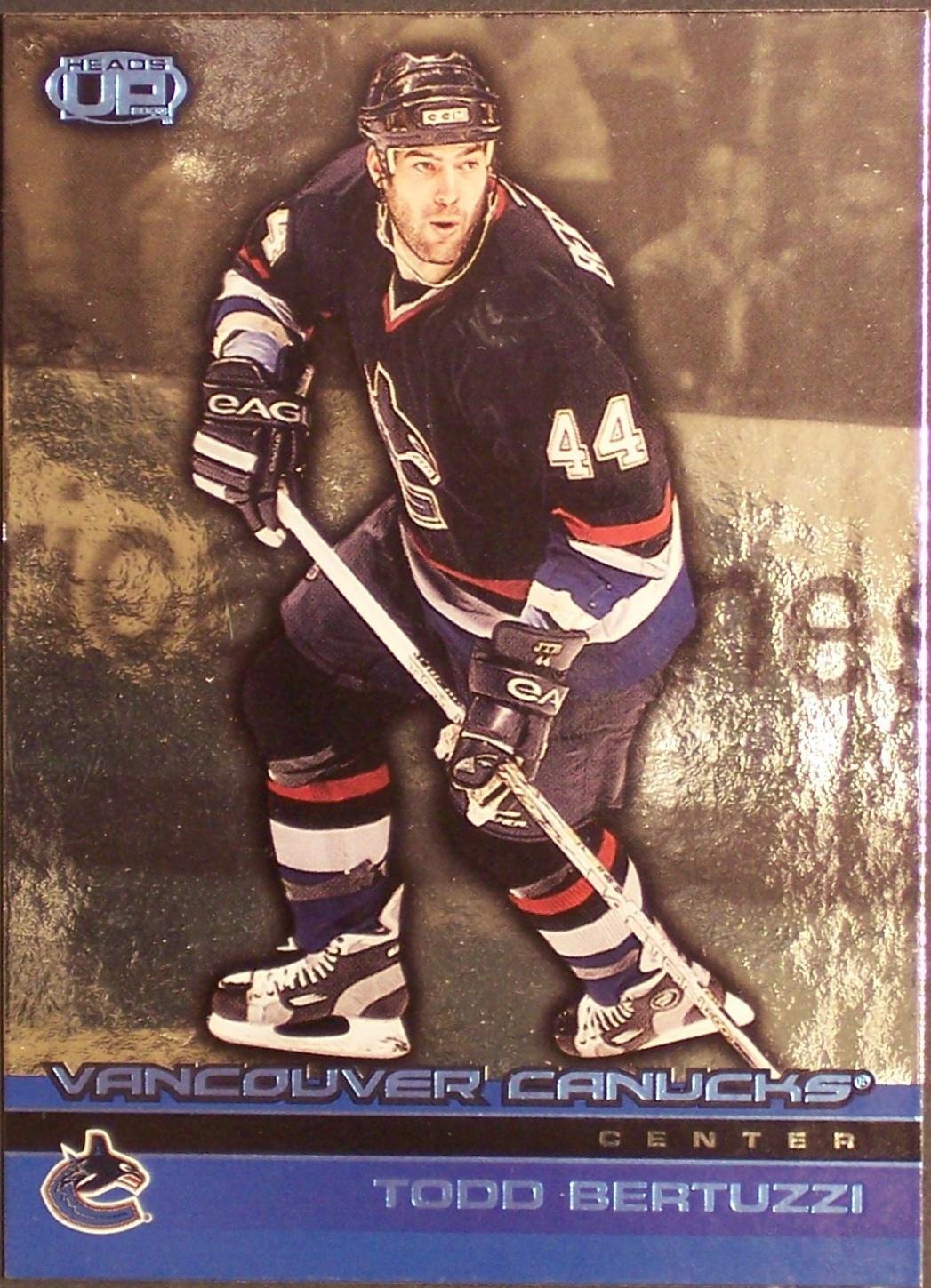 Todd Bertuzzi #119 2002 Pacific Heads Up Hockey