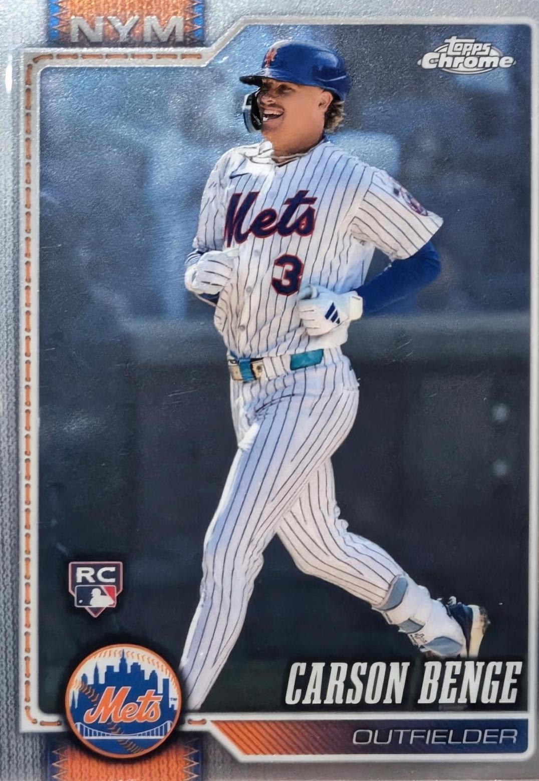 Carson Benge #87 2026 Topps Chrome Baseball
