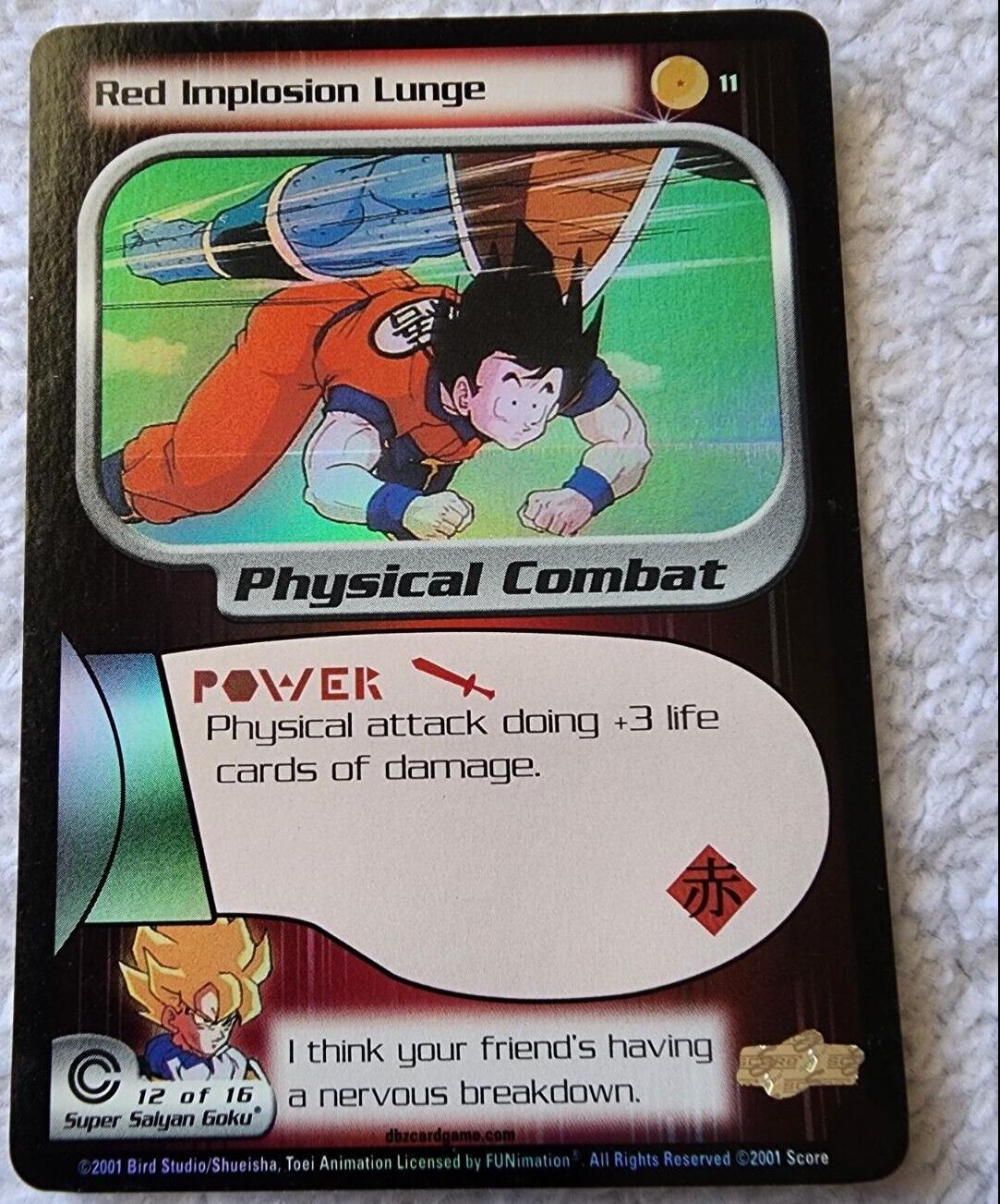 Red Implosion Lunge [Foil] 11 Prices | Dragon Ball Z Trunks Saga ...