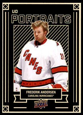 Frederik Andersen #P-1 Hockey Cards 2022 Upper Deck UD Portraits