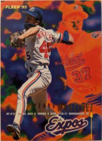 Pedro Martinez #356 Baseball Cards 1995 Fleer