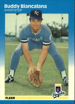 Buddy Biancalana #364 Baseball Cards 1987 Fleer