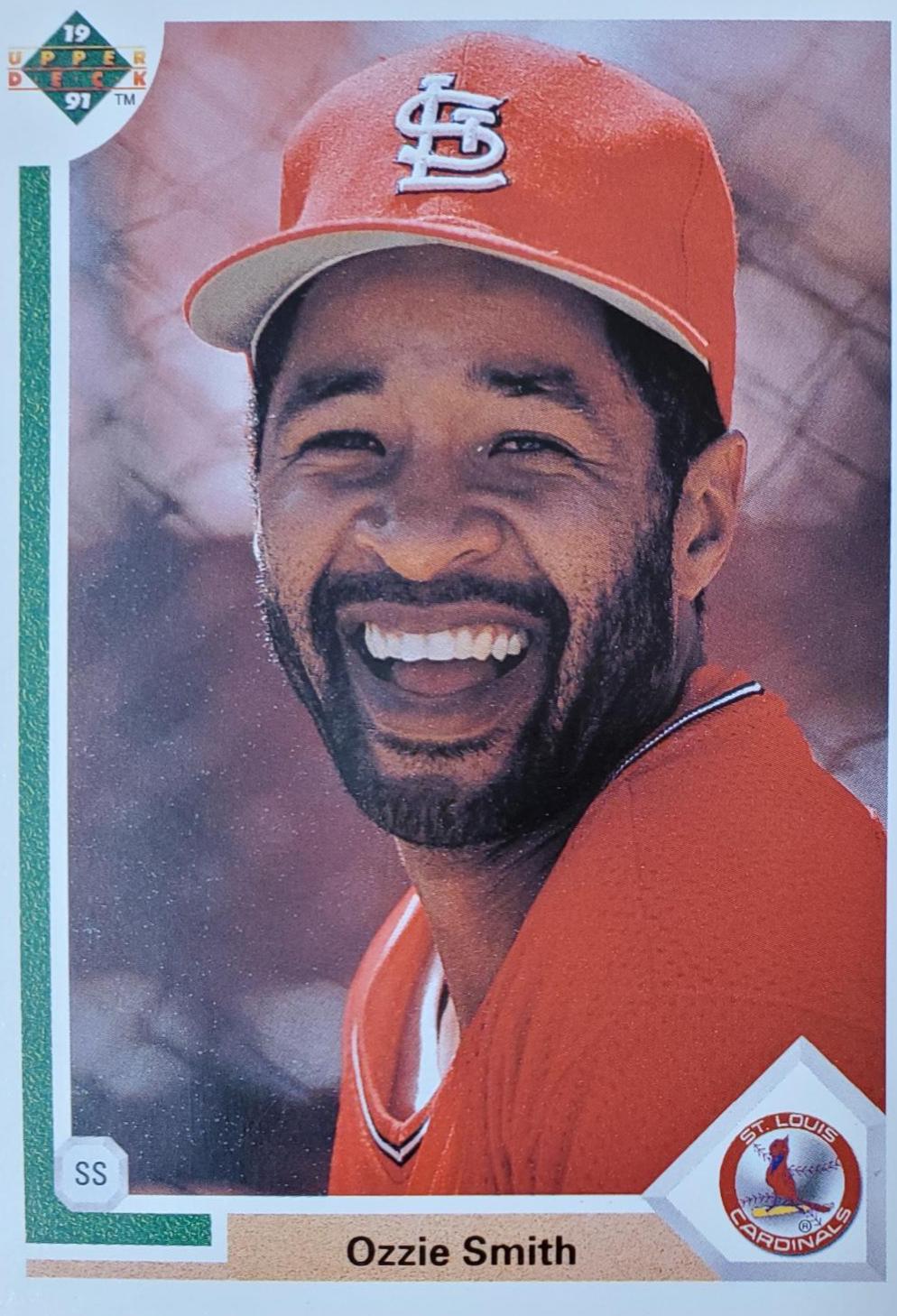 Ozzie Smith #162 Baseball Cards 1991 Upper Deck