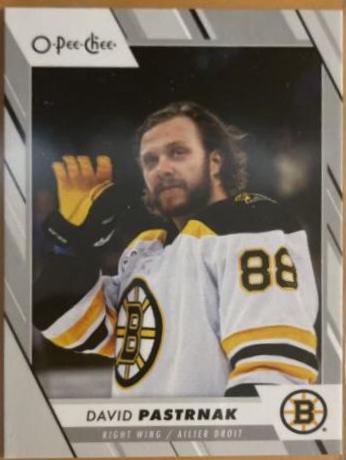 David Pastrnak #103 Hockey Cards 2023 O-Pee-Chee Hats Off
