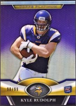Kyle Rudolph [Rookie Patch Autograph Refractor] #97 Prices | 2011 Topps ...