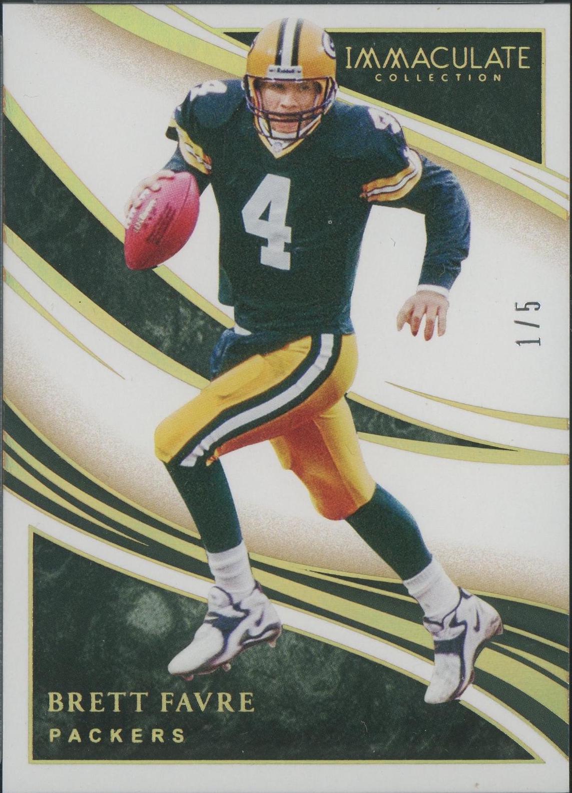Brett Favre #16 Football Cards 2020 Panini Immaculate Collection