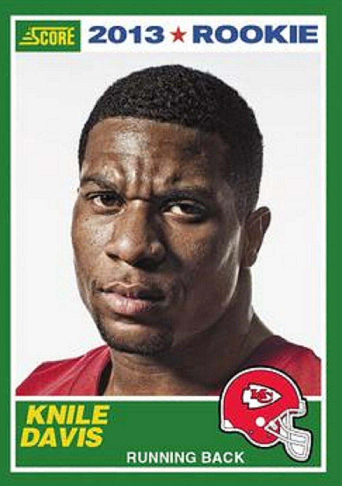 Knile Davis #400 Football Cards 2013 Panini Score