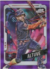 Jose Altuve [Purple Nebula Refractor] #184 Prices | 2024 Topps