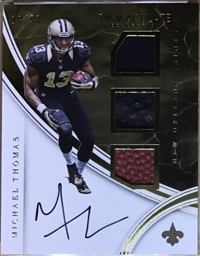 Michael Thomas #MT 2016 Panini Immaculate Collection Football Immaculate Players Collection Autographs