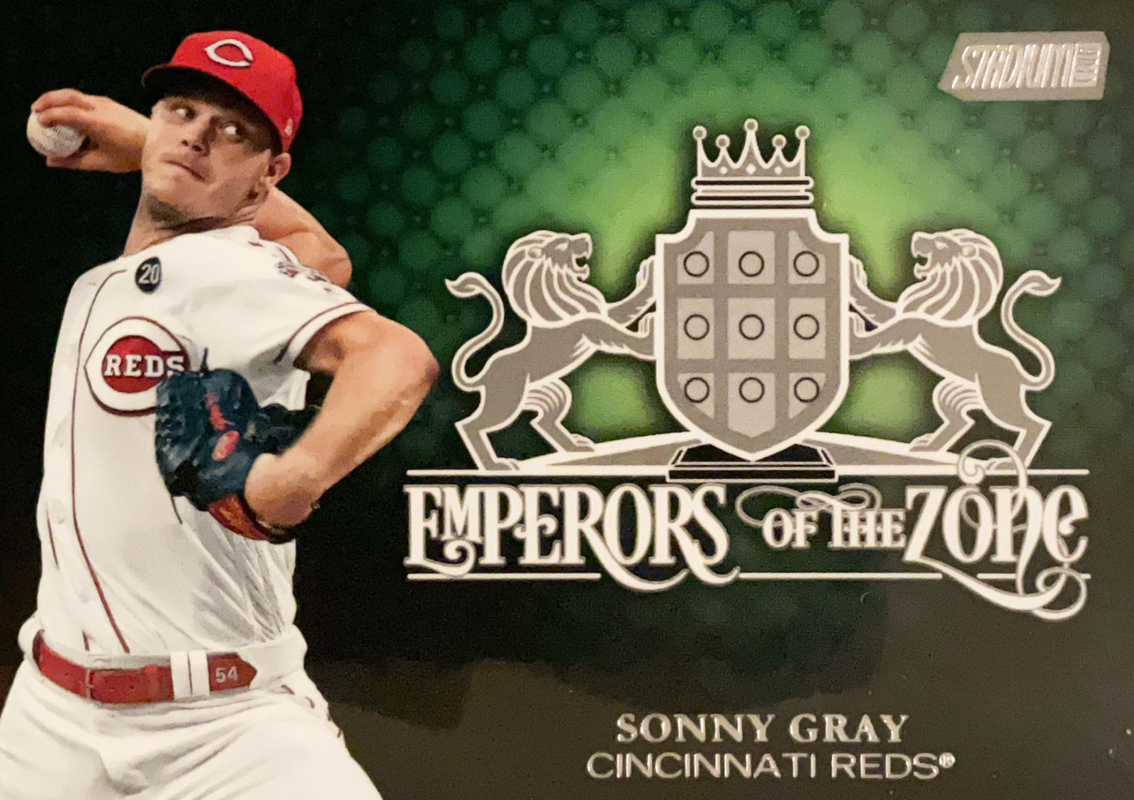 Sonny Gray #EOZ-5 Baseball Cards 2020 Stadium Club Emperors of the Zone