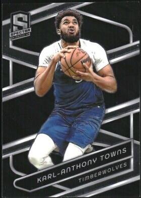 Karl-Anthony Towns #1 Basketball Cards 2023 Panini Spectra