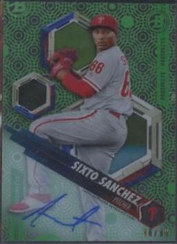 Sixto Sanchez [Autograph Green Rainbow] #SS