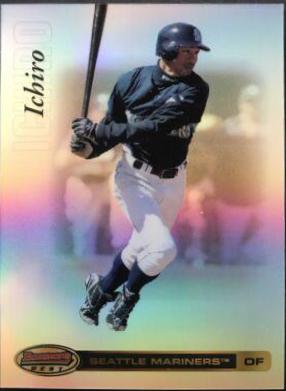 Ichiro #4 Baseball Cards 2007 Bowman's Best