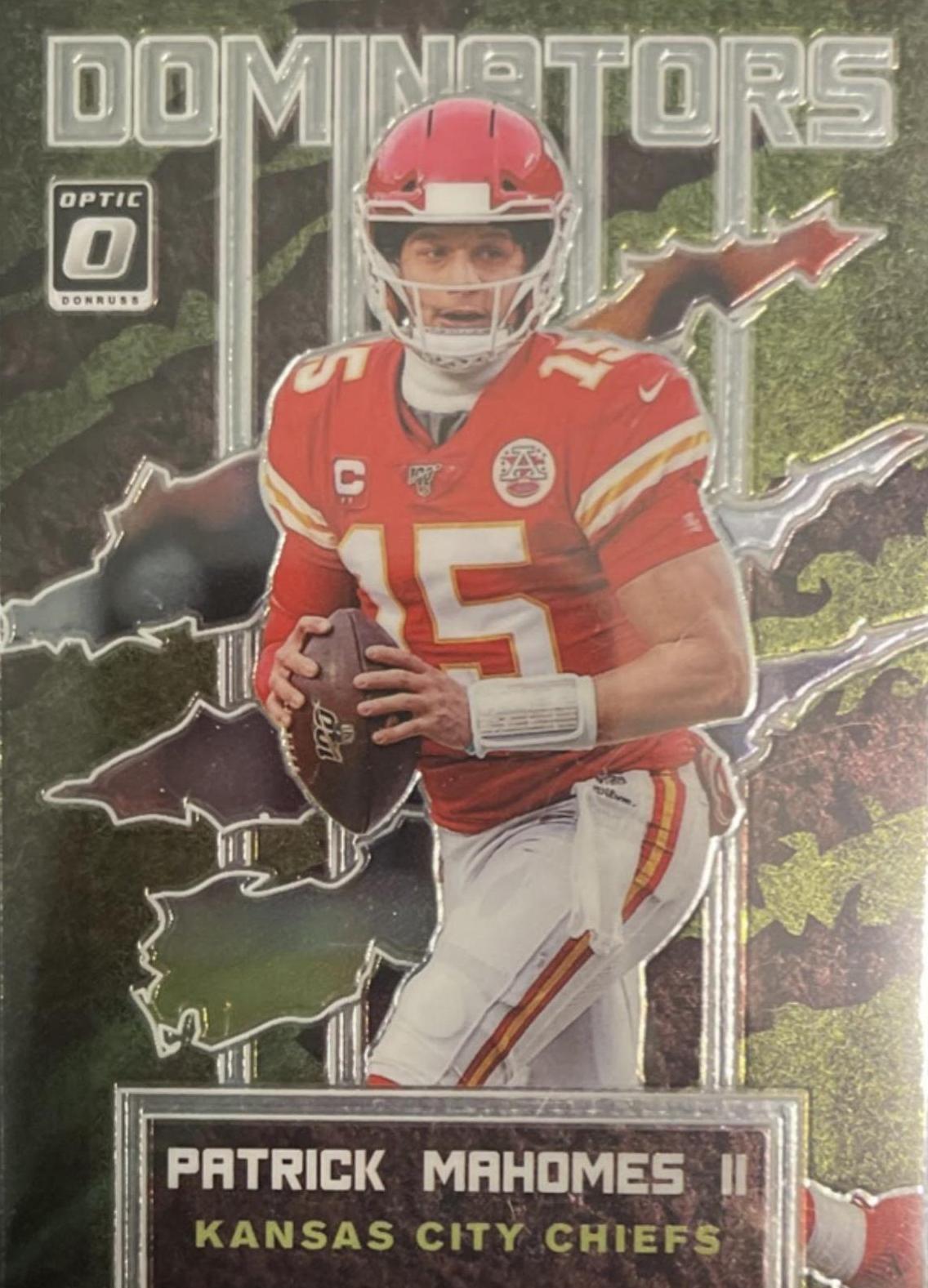 Patrick Mahomes II #DM-PM Football Cards 2020 Panini Donruss Optic Dominators
