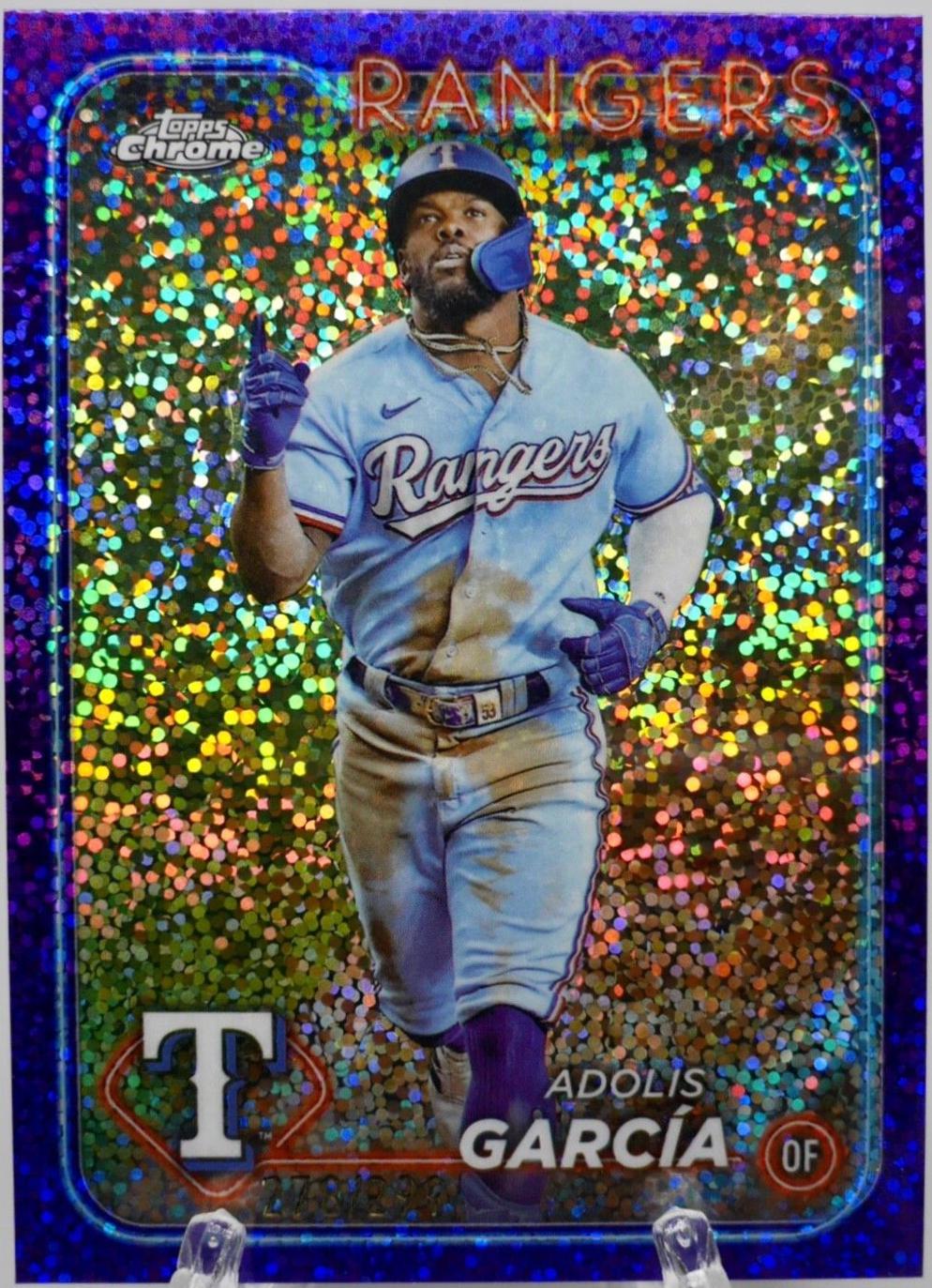 Adolis Garcia [Purple Speckle Refractor] #114