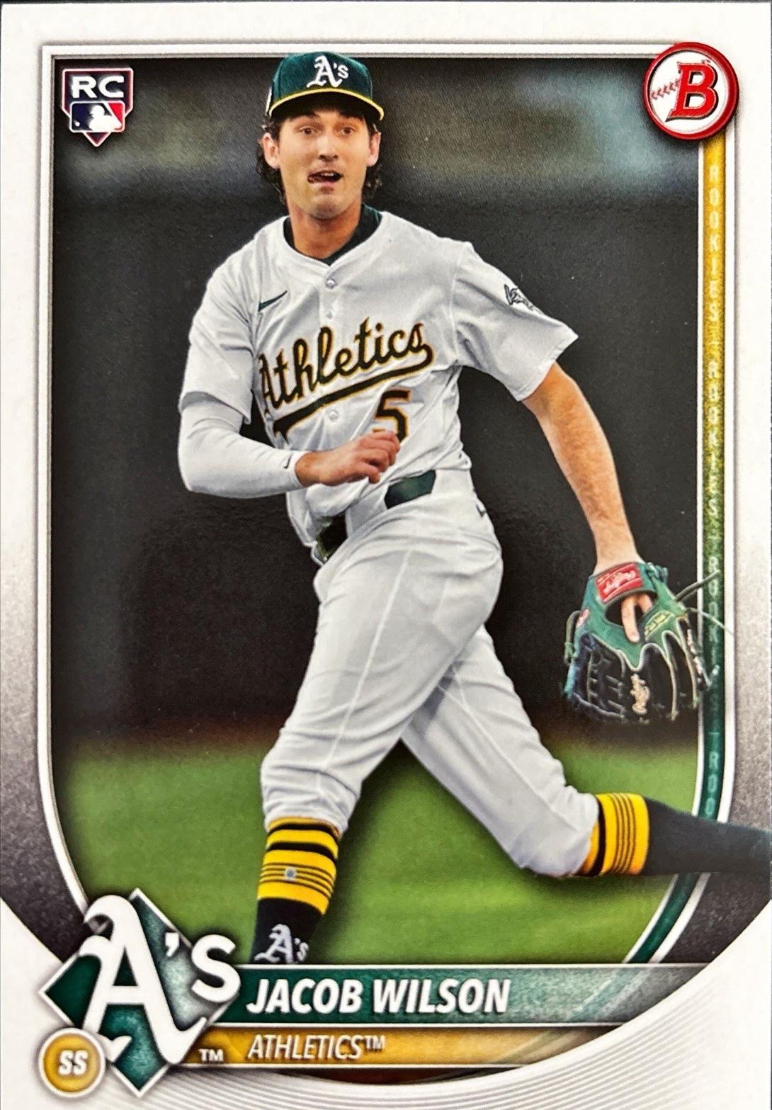 Jacob Wilson #9 Baseball Cards 2025 Bowman