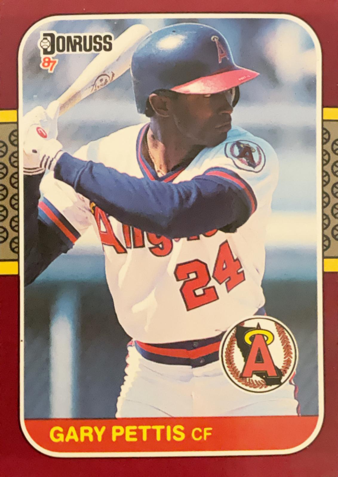 Gary Pettis #10 Baseball Cards 1987 Donruss Opening Day