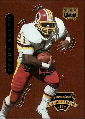 Terry Allen #9 Football Cards 1996 Playoff Contenders Leather