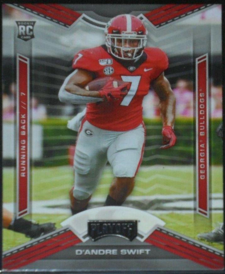 D'Andre Swift #6 Football Cards 2020 Panini Chronicles Draft Picks Playoff