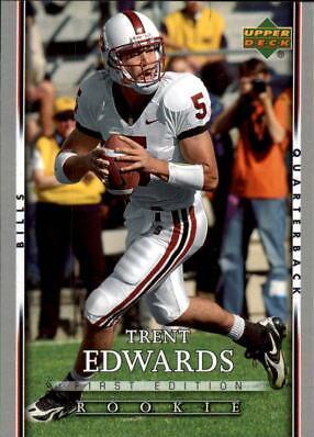 Trent Edwards #128 Football Cards 2007 Upper Deck First Edition