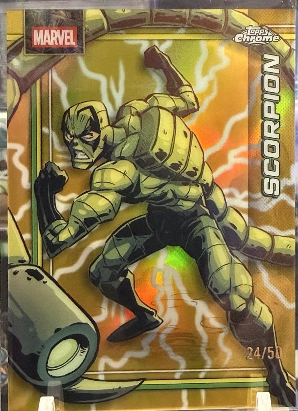 Scorpion [Gold Lightning] #147 Prices | Marvel 2026 Topps Chrome