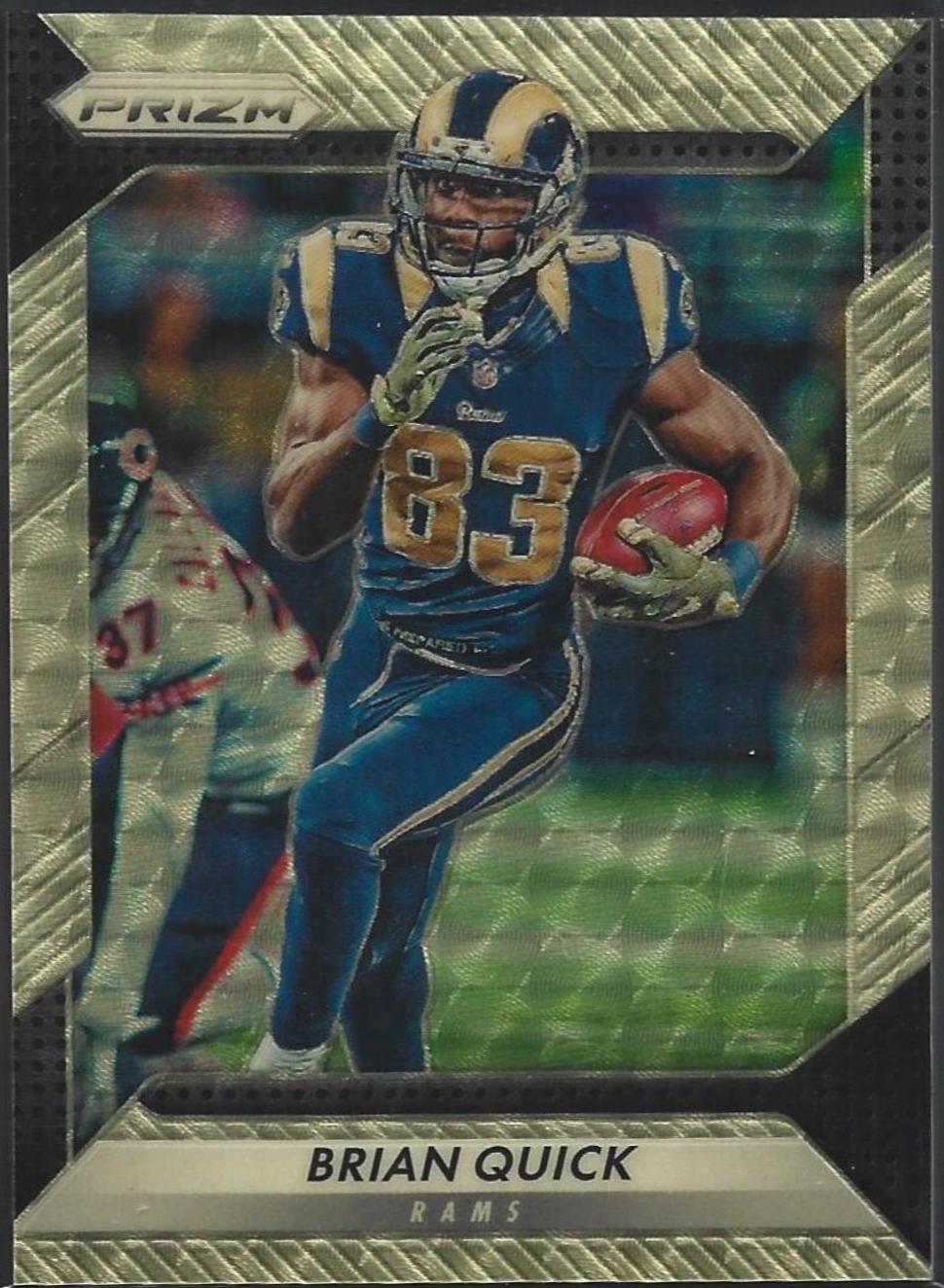 Brian Quick [Gold Vinyl Prizm] #123