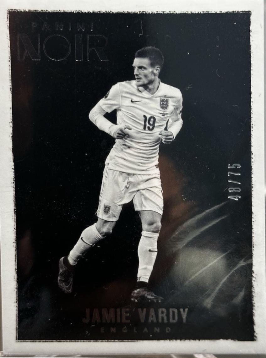 Jamie Vardy #28 2016 Panini Noir Soccer