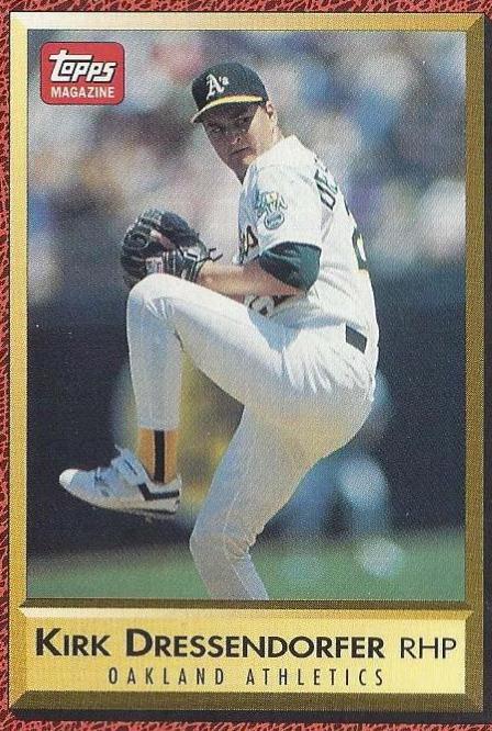 Kirk Dressendorfer #TM53 1991 Topps Magazine Perforated Baseball