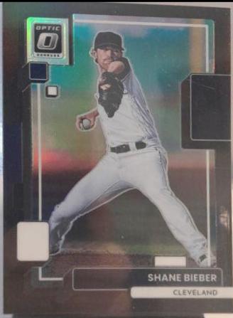 Shane Bieber #125 2022 Panini Donruss Optic Baseball
