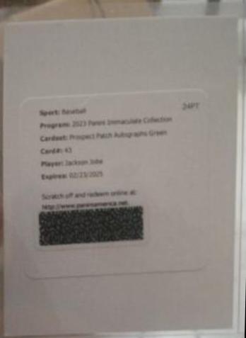 Jackson Jobe [Prospect Patch Autograph Green] #43