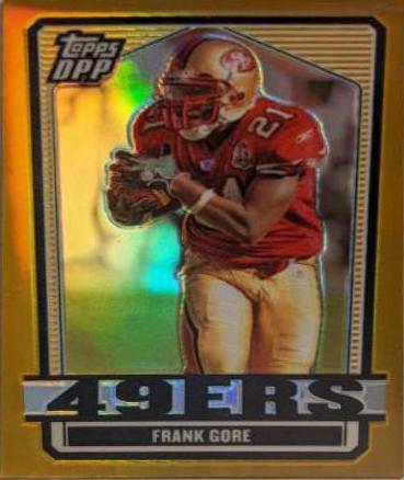 Frank Gore [Chrome Gold Refractor] #89