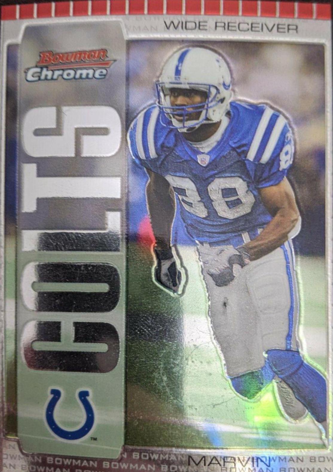 Marvin Harrison #106 2005 Bowman Chrome Football