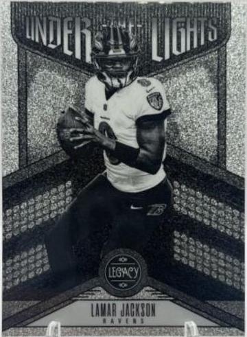 Lamar Jackson [Black & White Black] #UL-LJA